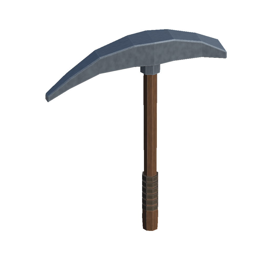 Iron pickaxe